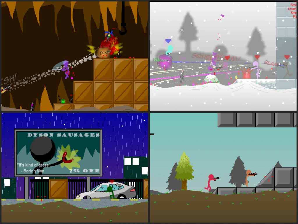 Boring Man - Online Tactical Stickman Combat