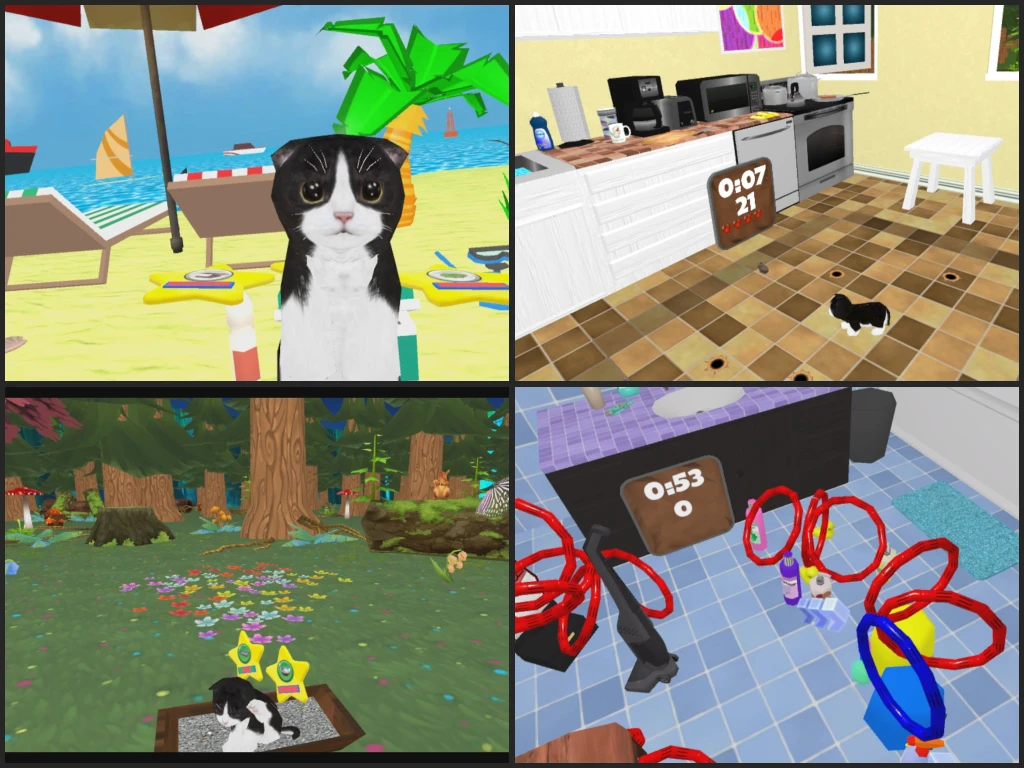 Konrad the Kitten - a virtual but real cat