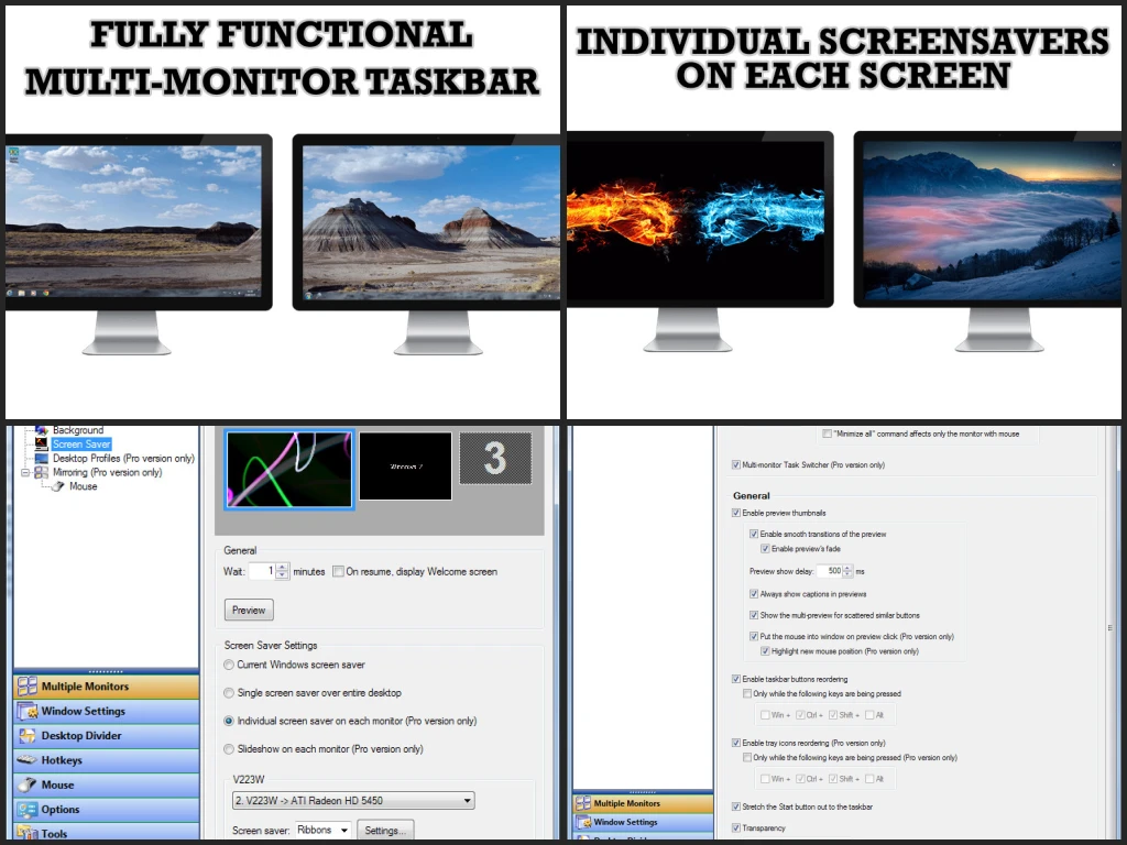 Actual Multiple Monitors
