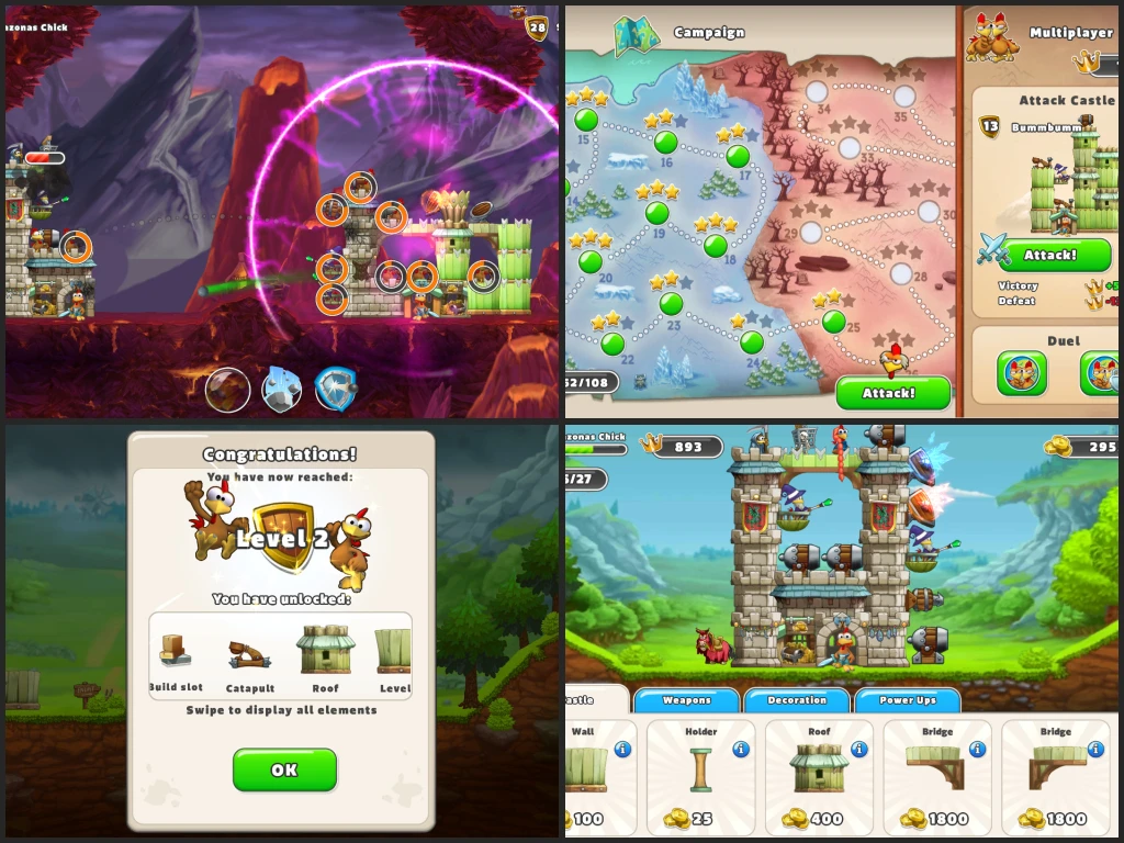 Moorhuhn schl&auml;gt zur&uuml;ck