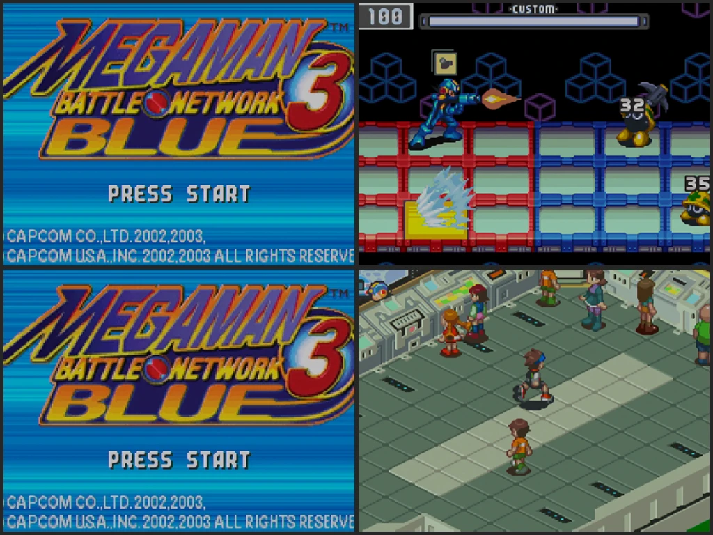 MEGA MAN BATTLE NETWORK 3 BLUE