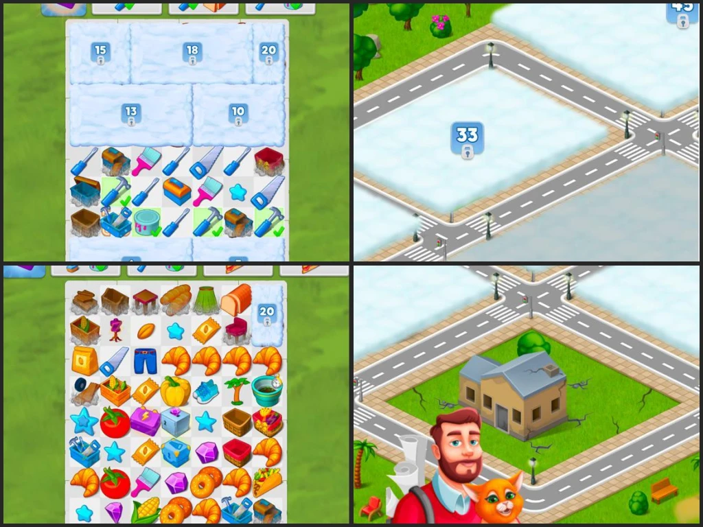 Riverside Merge - Build a City