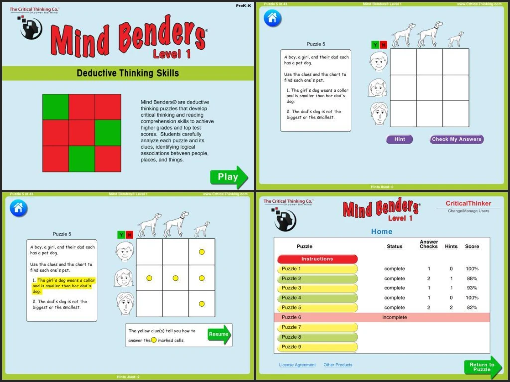 Mind Benders Level 1