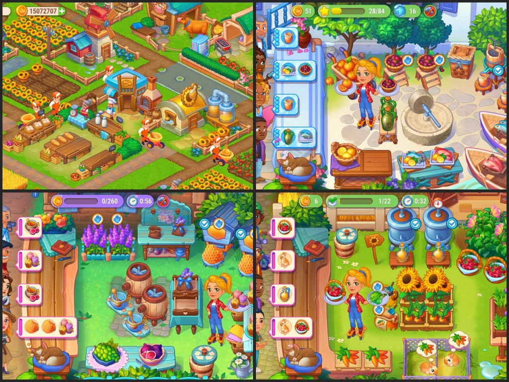 Farming Fever: Cooking Simulator and Time Management Game