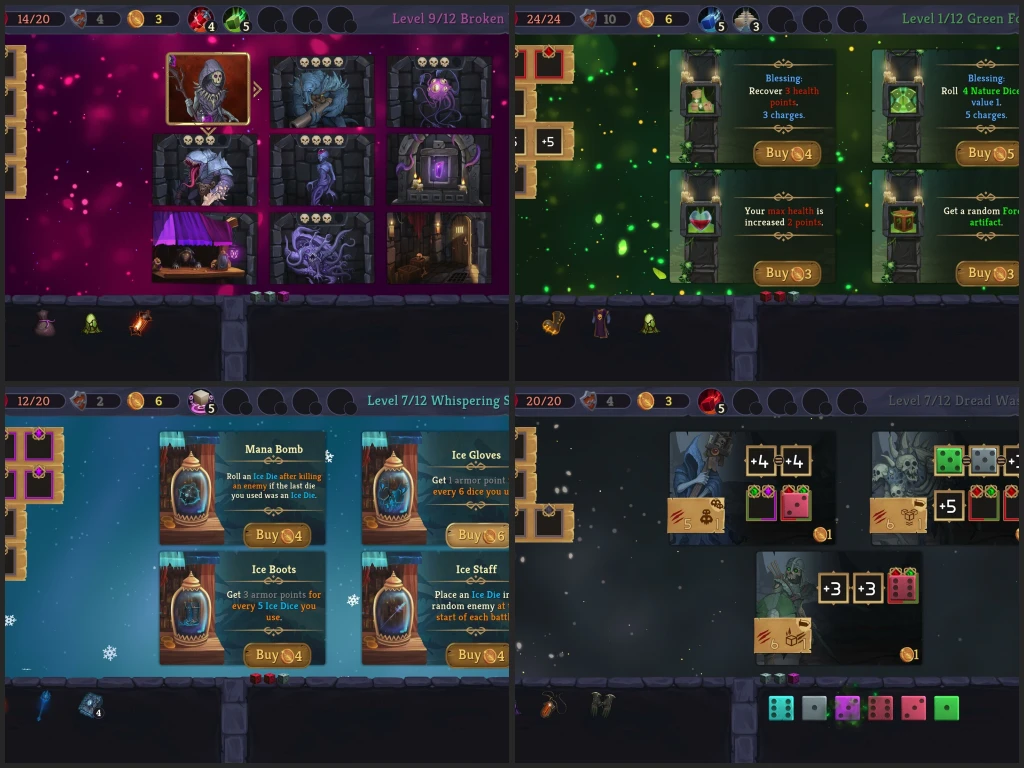 Right and Down and Dice