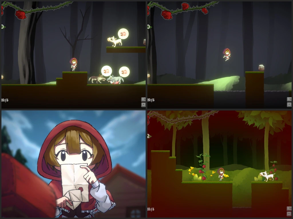 赤ずきんちゃんのお見舞い