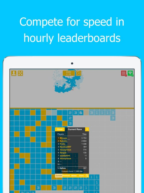 A Few Billion Square Tiles, a Minesweeper MMO