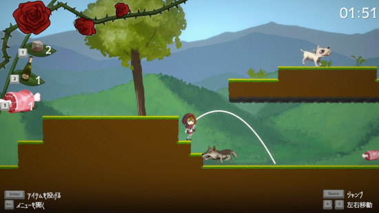 赤ずきんちゃんのお見舞い