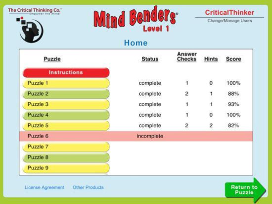 Mind Benders Level 1