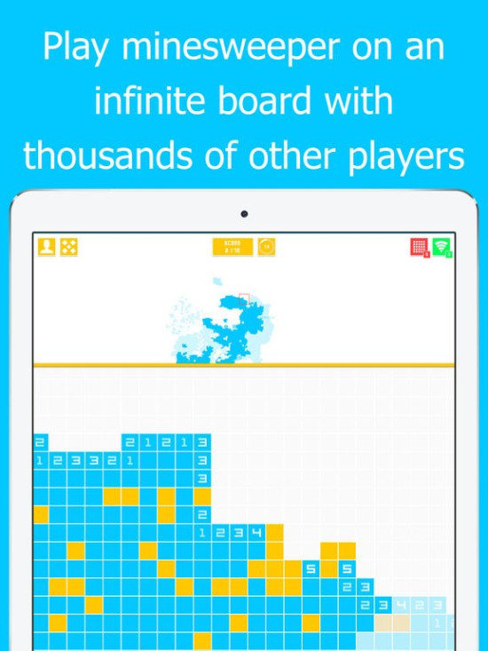 A Few Billion Square Tiles, a Minesweeper MMO